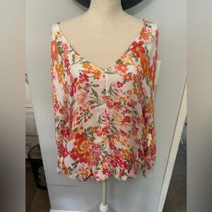 Lane Bryant Multicolor Floral Blouse
